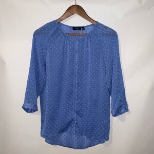 Apt. 9 Shirt  , Size Petite M, Blue